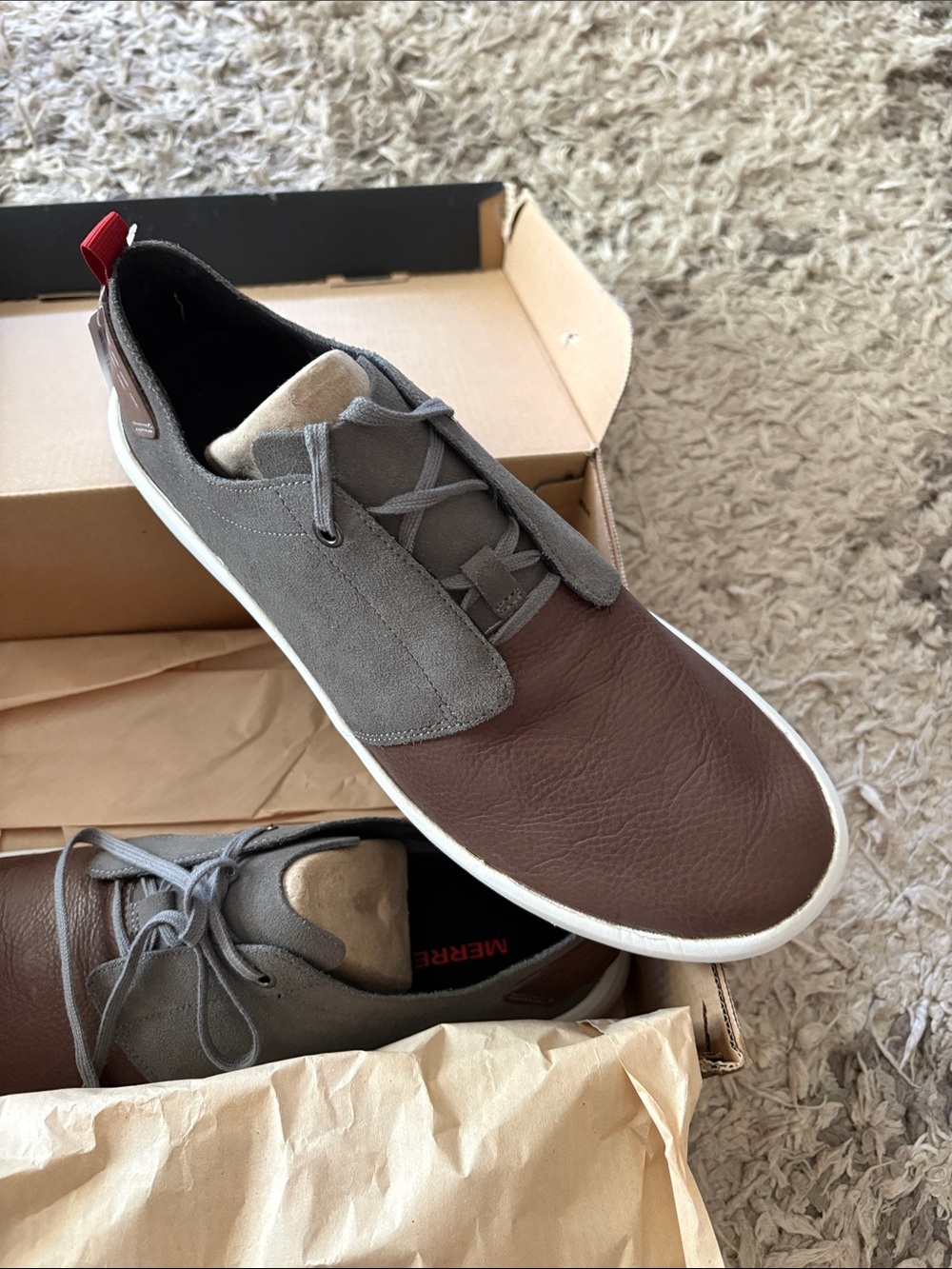 New Merrell Gridway leather ankle boots